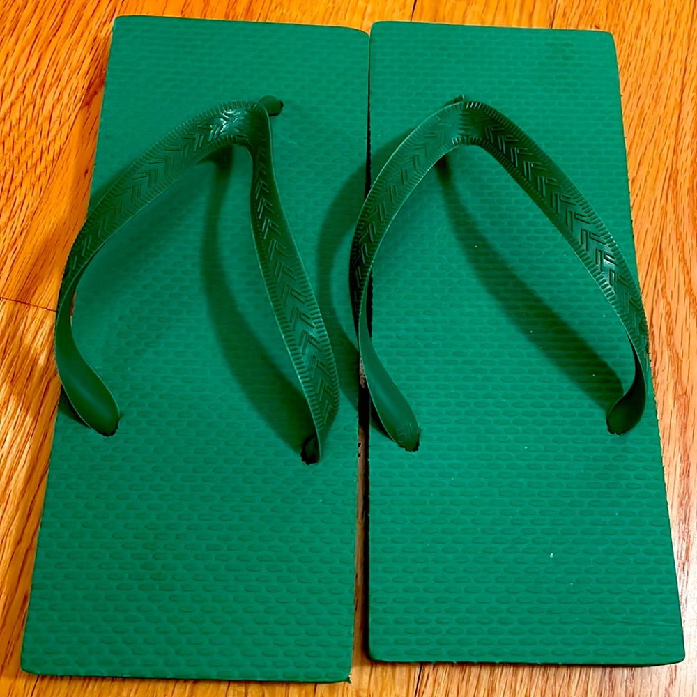 NBW GREEN RUBBER FLIP FLOPS - Picture 6 of 10
